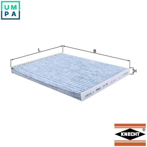 Filter cabin air lak - filter, for